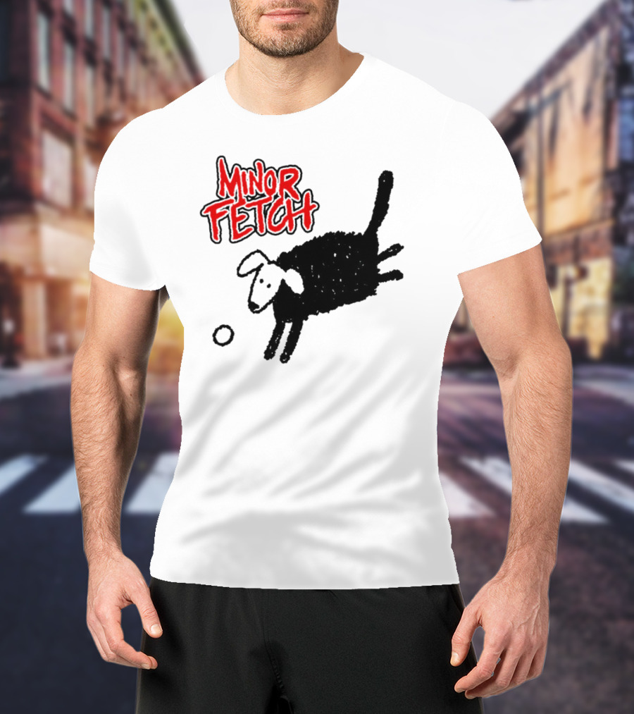 Minor Fetch Dog And Ball Sketch T-Shirt