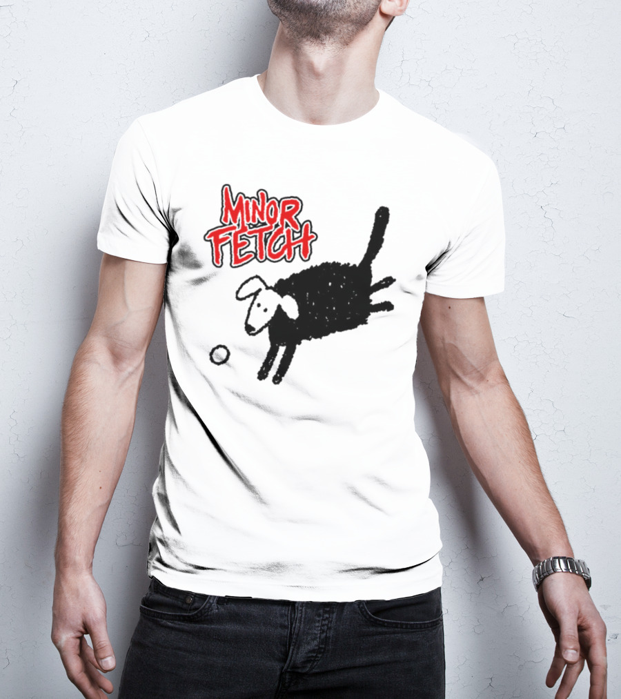 Minor Fetch Dog And Ball Sketch T-Shirt