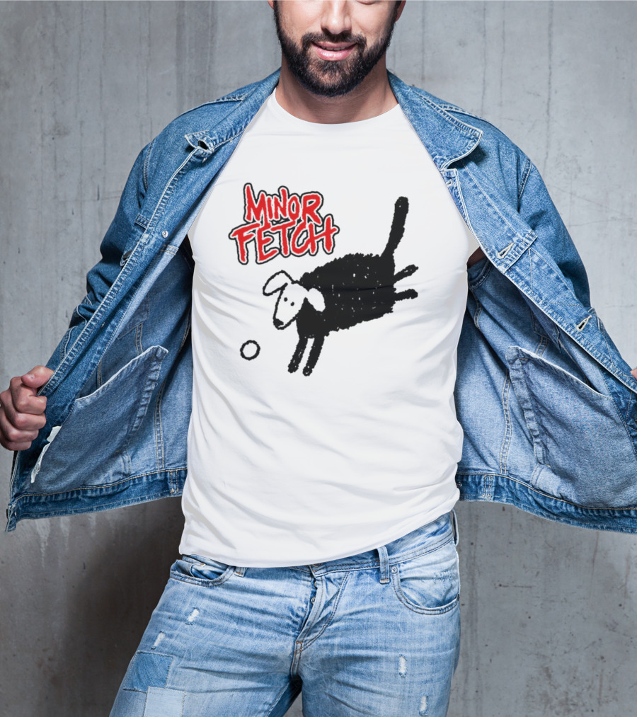 Minor Fetch Dog And Ball Sketch T-Shirt