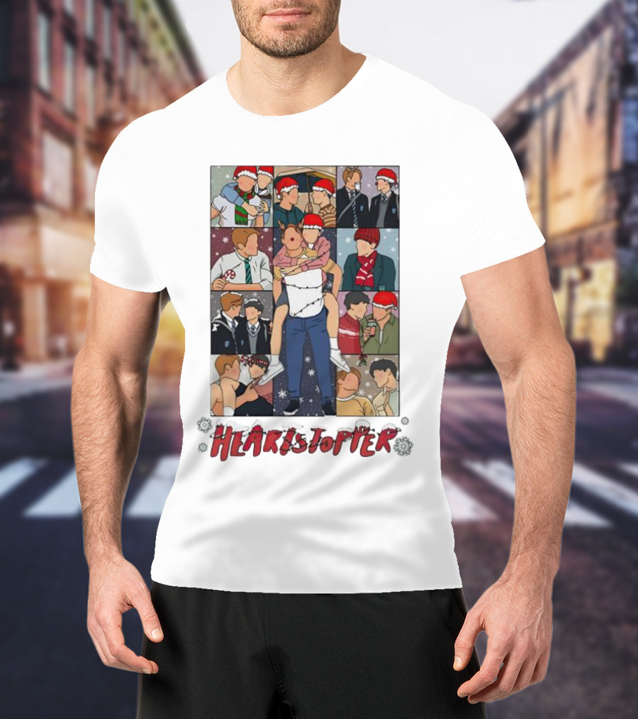 Nick And Charlie Heartstopper Christmas Scenes Eras Tour T-Shirt