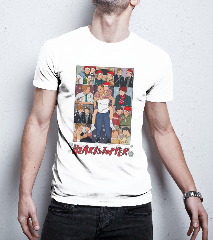Nick And Charlie Heartstopper Christmas Scenes Eras Tour T-Shirt