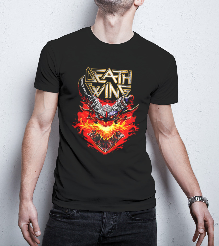 Blizzard Gear World Of Warcraft Deathwing Fiery Metal-Inspired Emblem T-Shirt