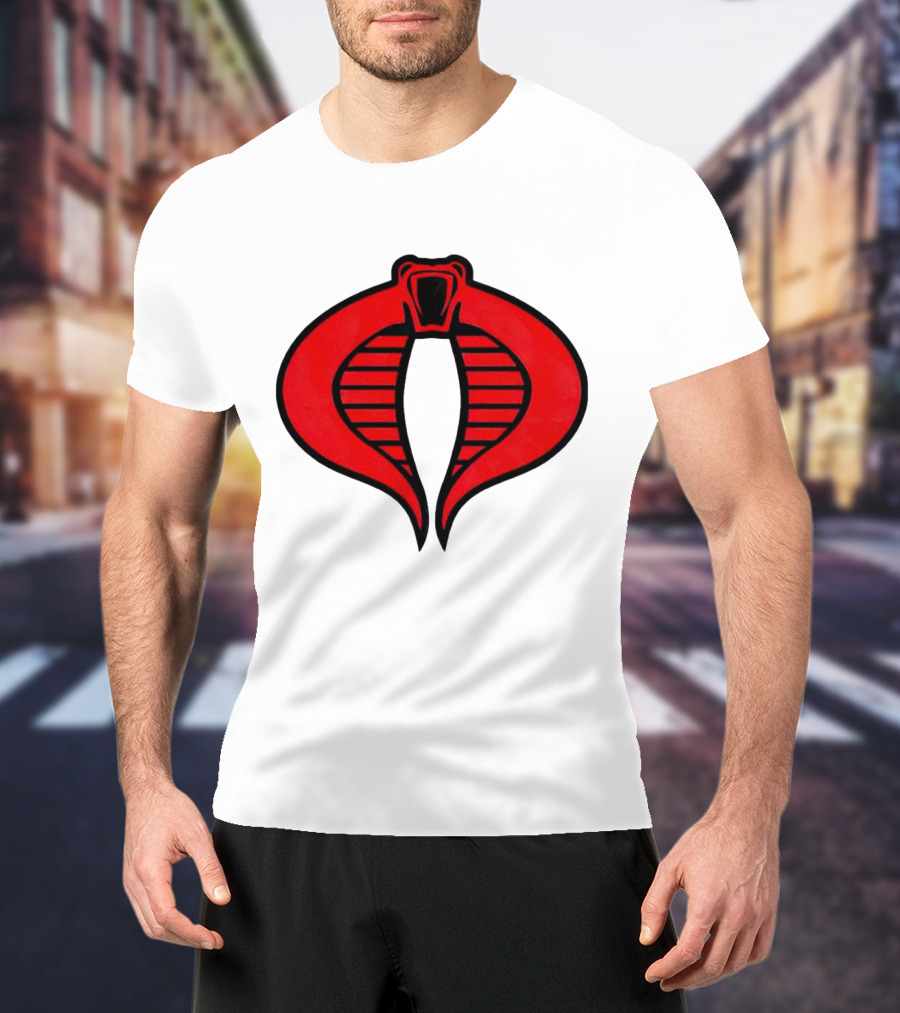 Cobra Red Emblem GI Joe Snake T-Shirt