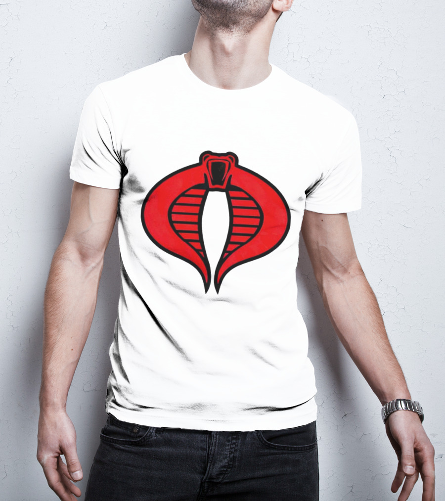 Cobra Red Emblem GI Joe Snake T-Shirt