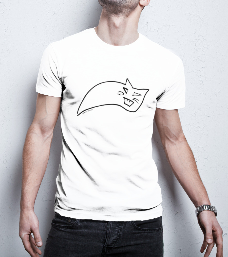 Carolina Panthers Cat Drawing By Outkast Mindz T-Shirt