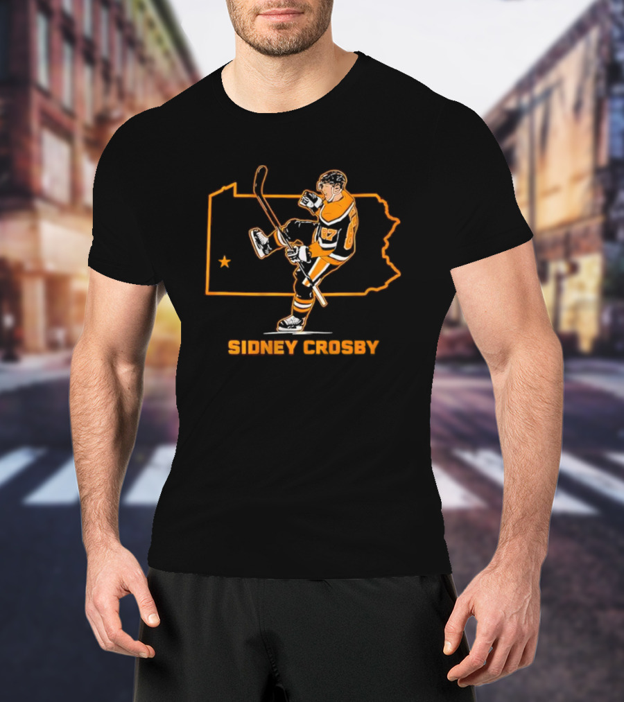 Sidney Crosby Pennsylvania Hockey Star T-Shirt