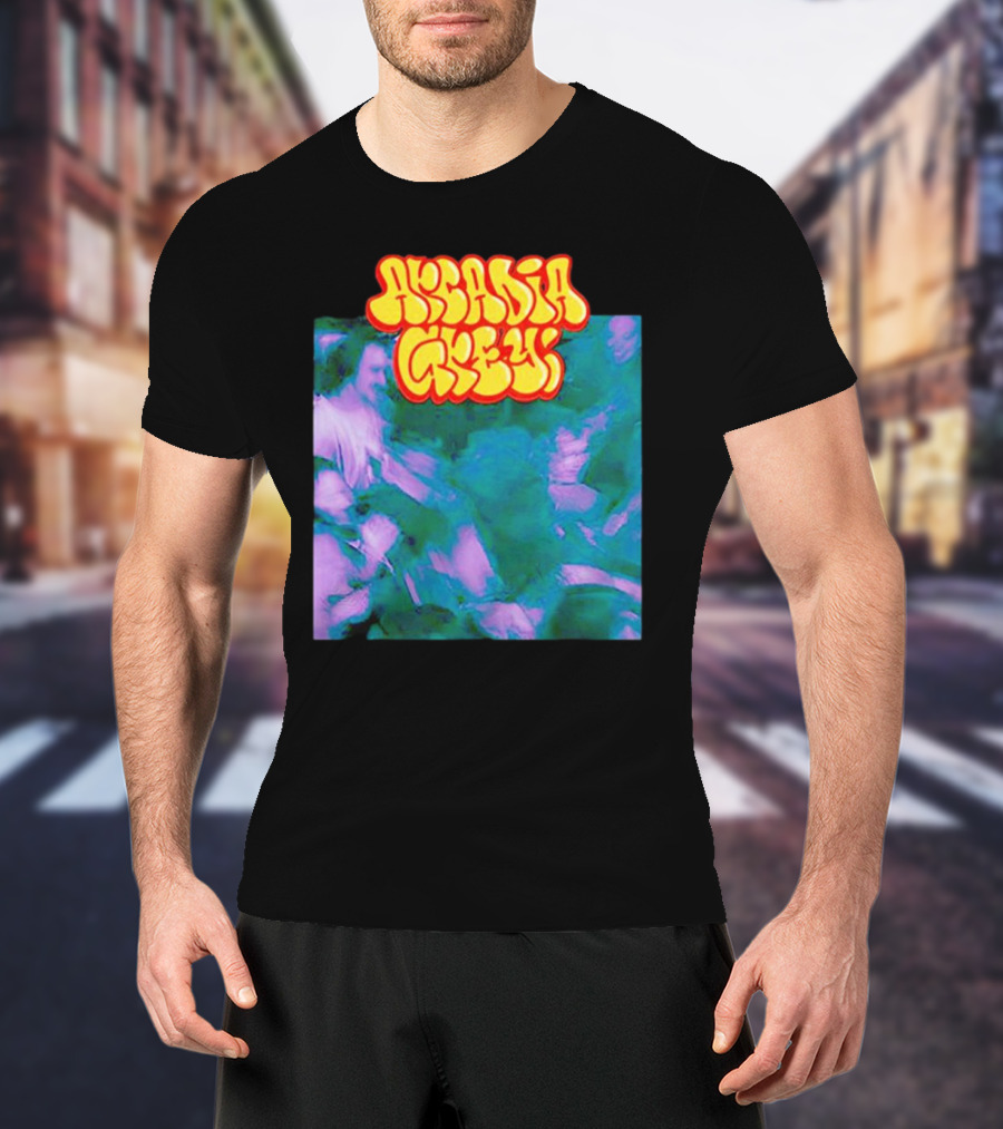 Arcadia Grey Graffiti Smart Punk Concept Psychedelic Vibes T-Shirt
