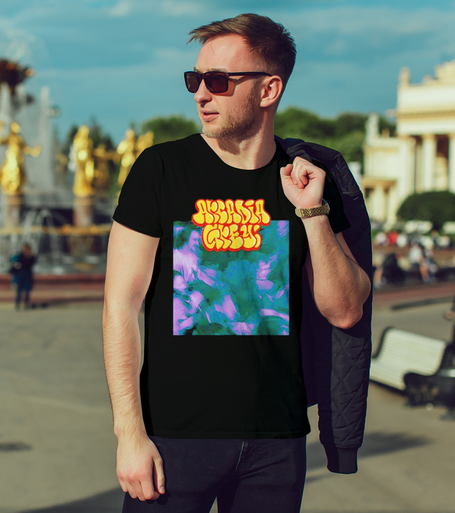 Arcadia Grey Graffiti Smart Punk Concept Psychedelic Vibes T-Shirt