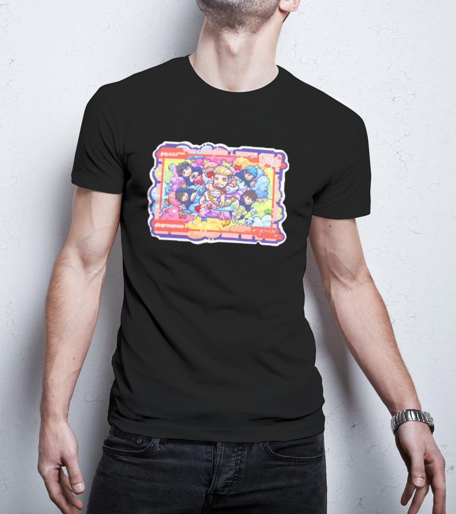 The Boys Bromance Anime Style Colorful Adventure T-Shirt
