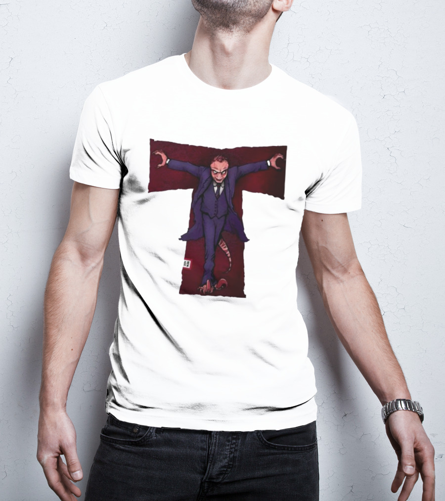 Torontosaurz Darkodon Suit-Clad T-Pose Character With Tail T-Shirt