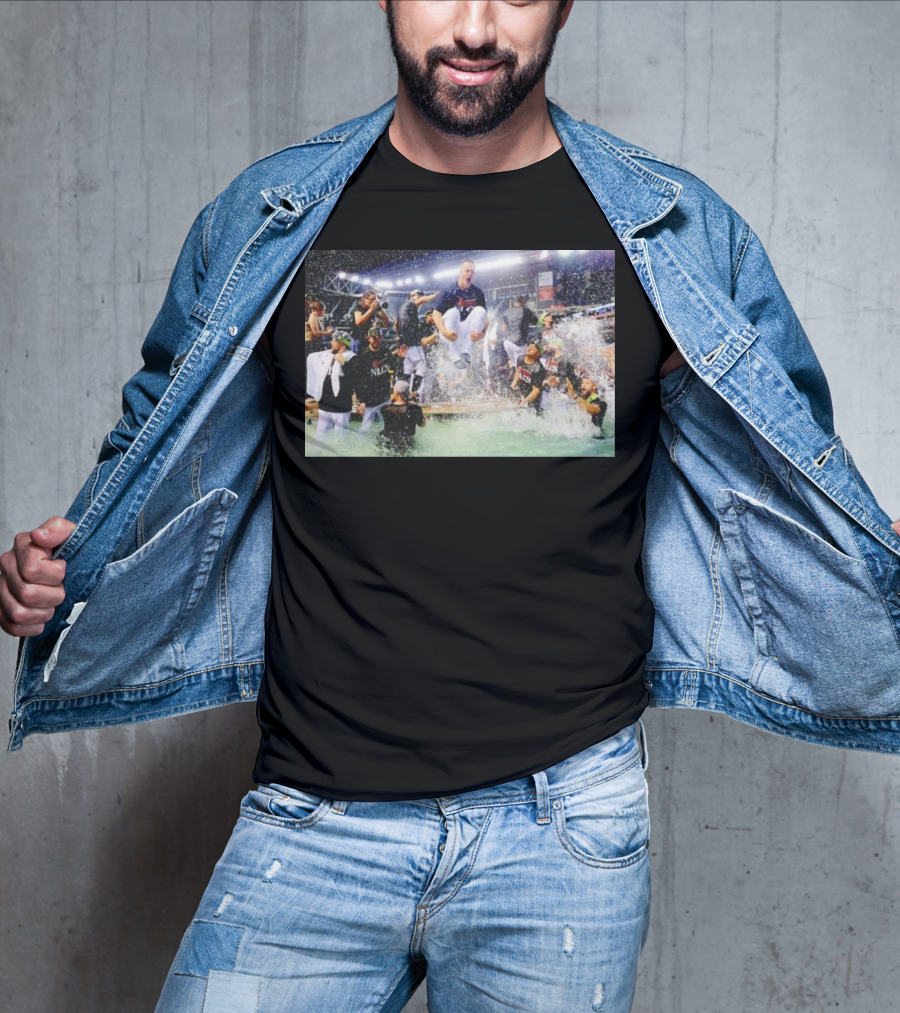 Trending Arizona Diamondbacks Players Celebrate NLDS Sweep Over Dodgers With Pool Party T-Shirt