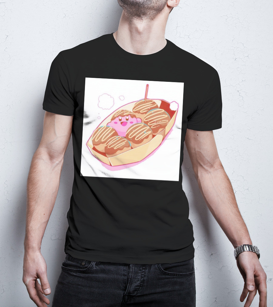 Kirby Takoyaki Pink Treat Trend T-Shirt