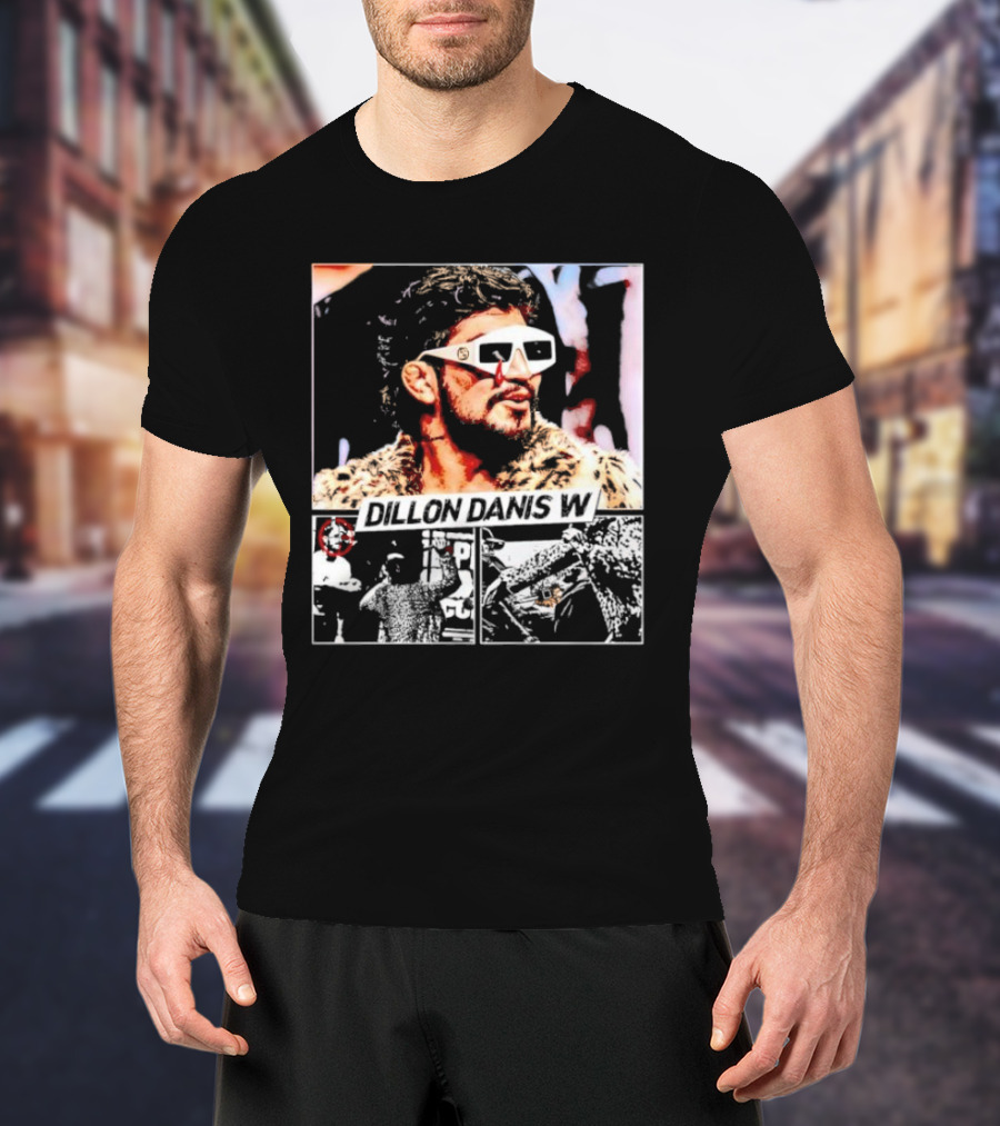 Dillon Danis W Sunglasses And Leopard Print Coat T-Shirt