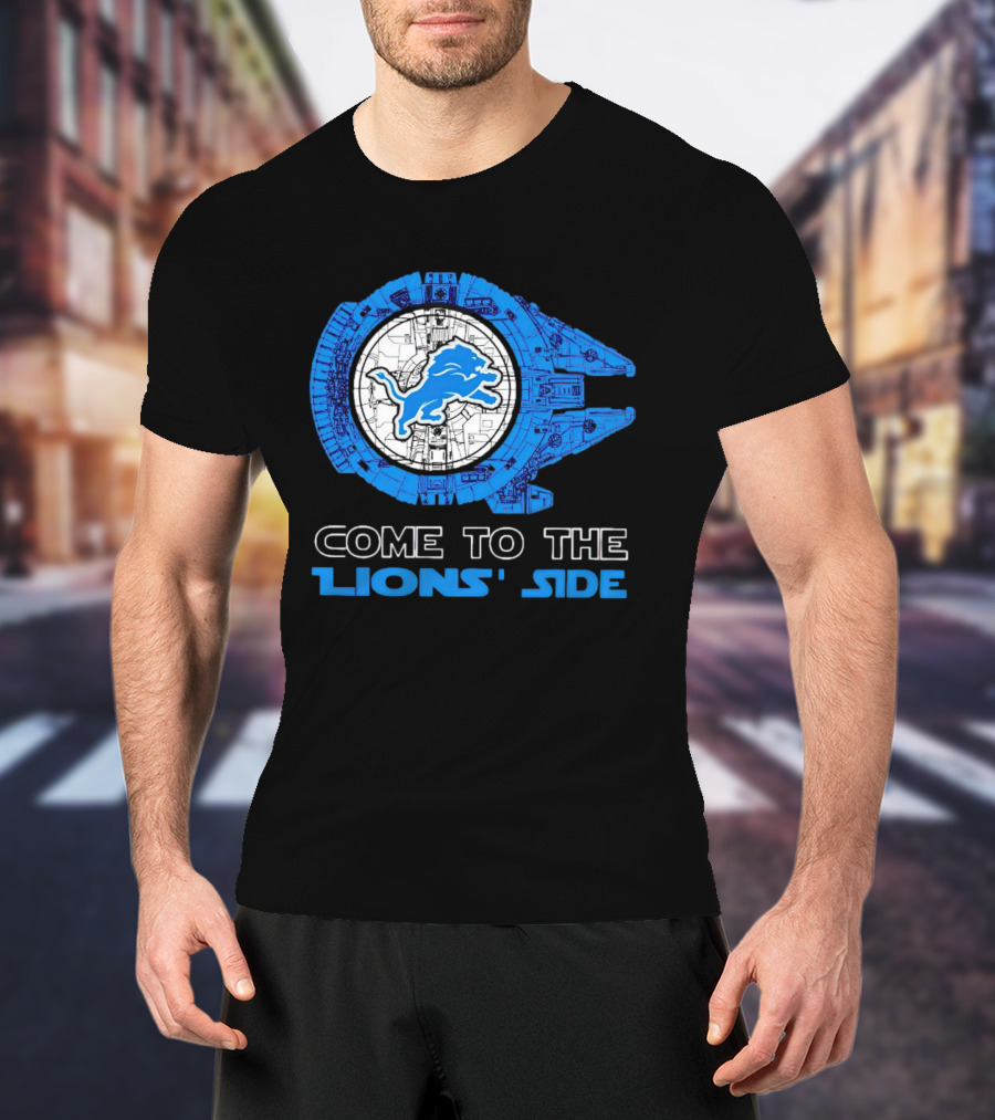 Come To The Lions' Side Millennium Falcon Crossover T-Shirt