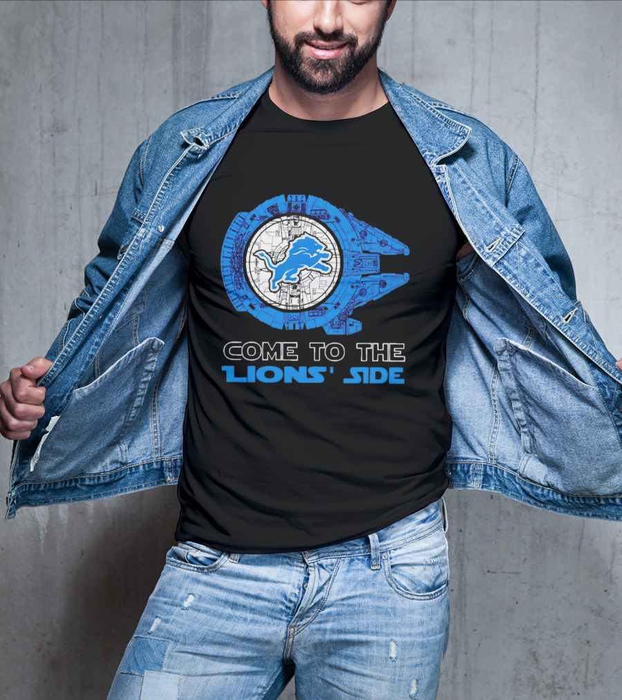 Come To The Lions' Side Millennium Falcon Crossover T-Shirt