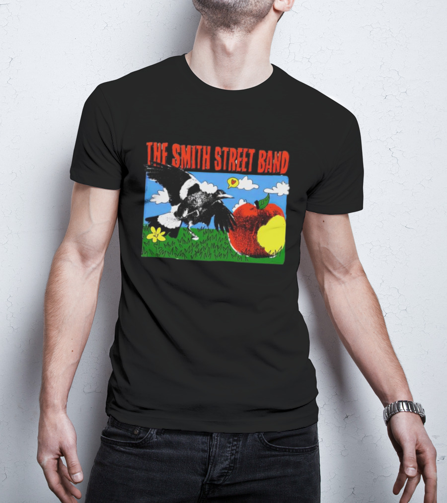 The Smith Street Band Magpie Clouds Apple Flower Grass T-Shirt