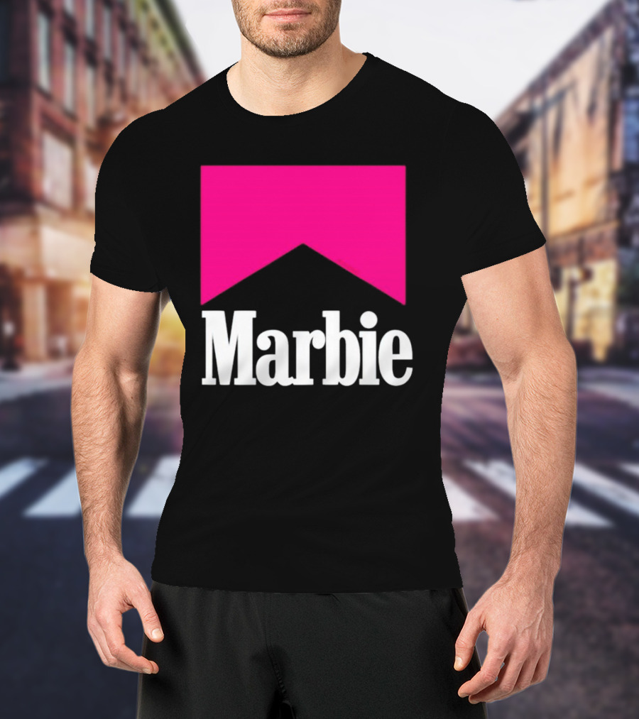 Marbie Logo With Pink Iconic T-Shirt