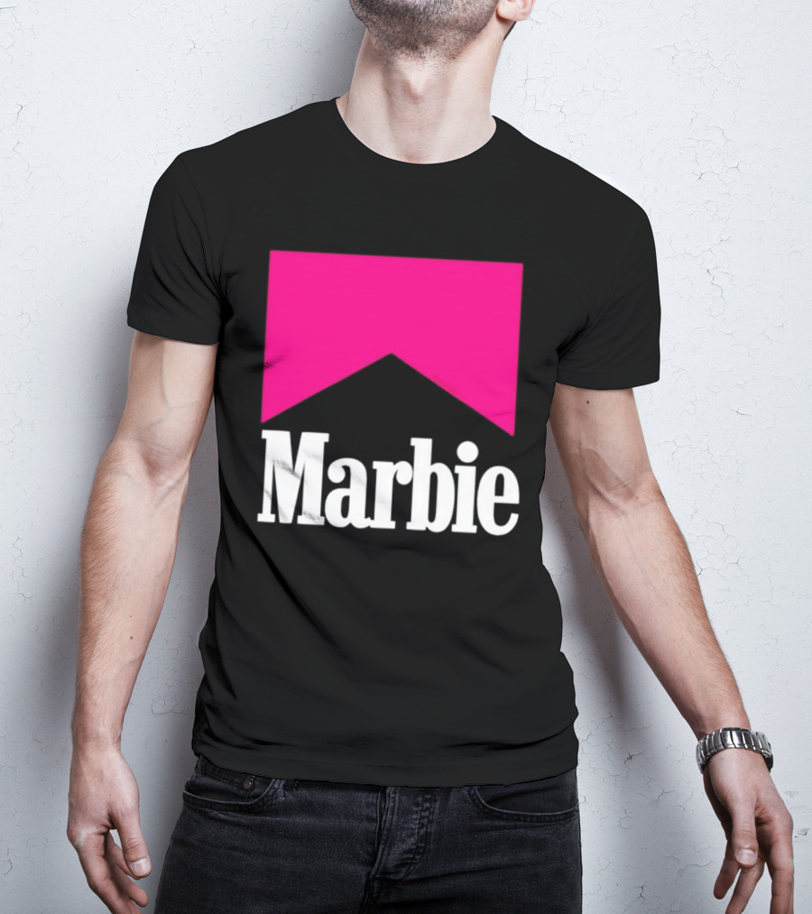Marbie Logo With Pink Iconic T-Shirt