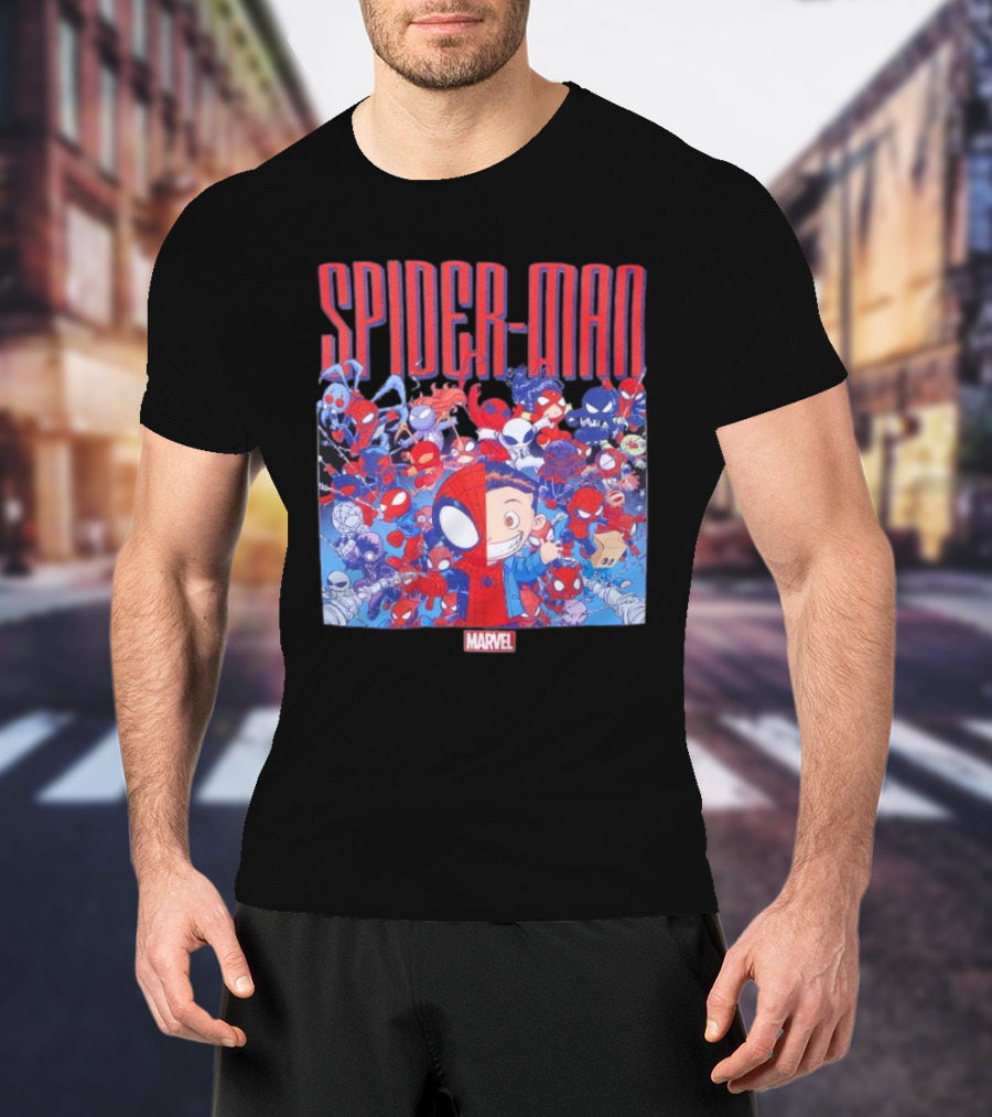 Marvel Spider-Man Cartoon Group Adventure T-Shirt