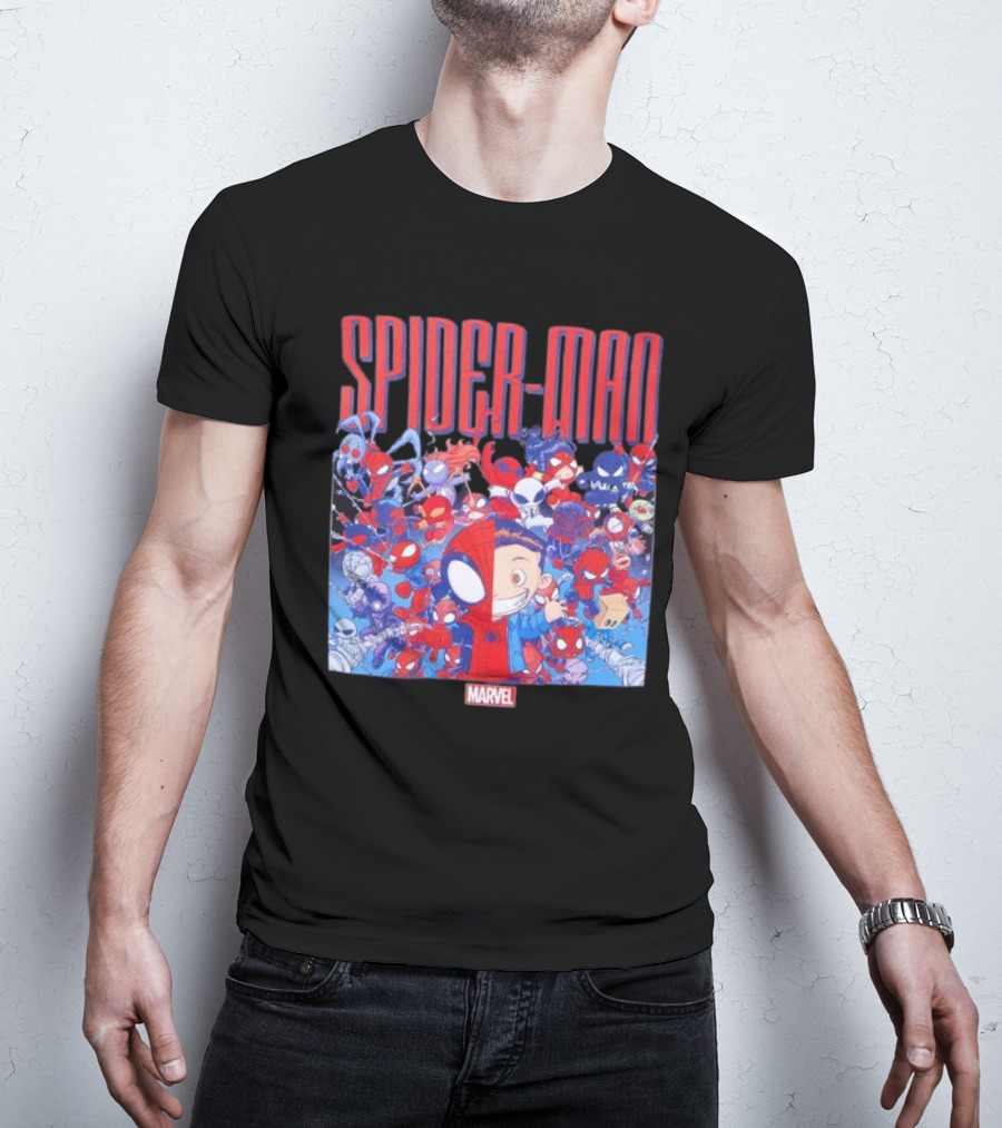Marvel Spider-Man Cartoon Group Adventure T-Shirt