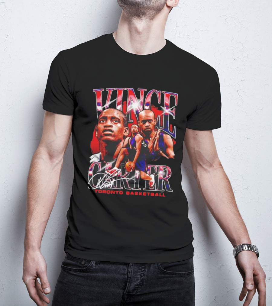 Vince Carter Toronto Basketball Vintage T-Shirt