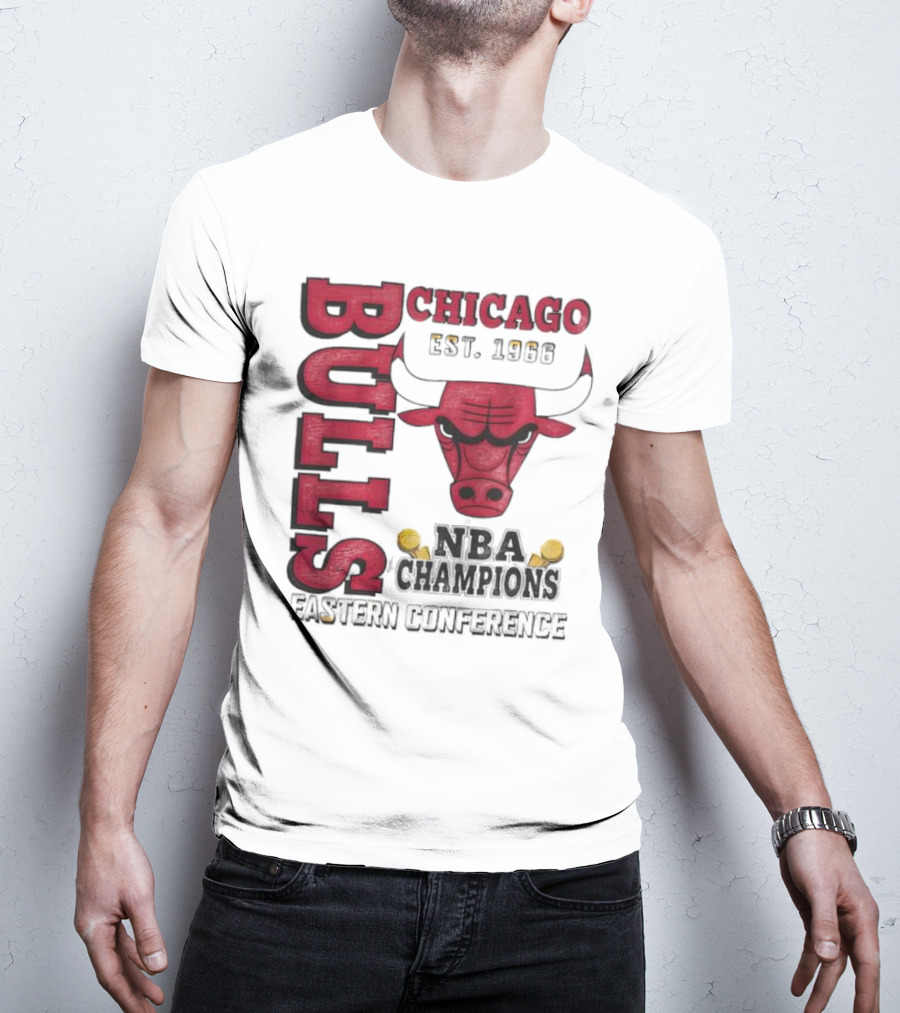 Chicago Bulls NBA Champions Eastern Conference Bull T-Shirt