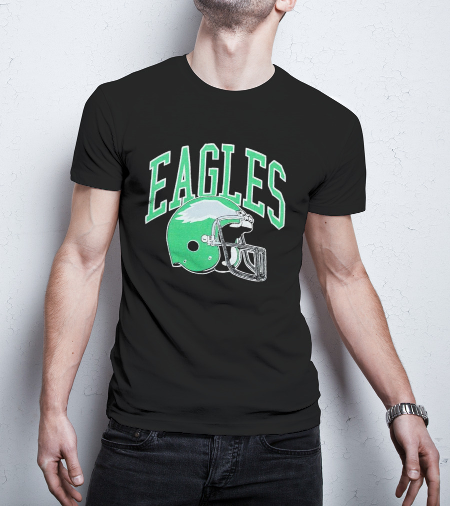Eagles Helmet Logo Philadelphia T-Shirt