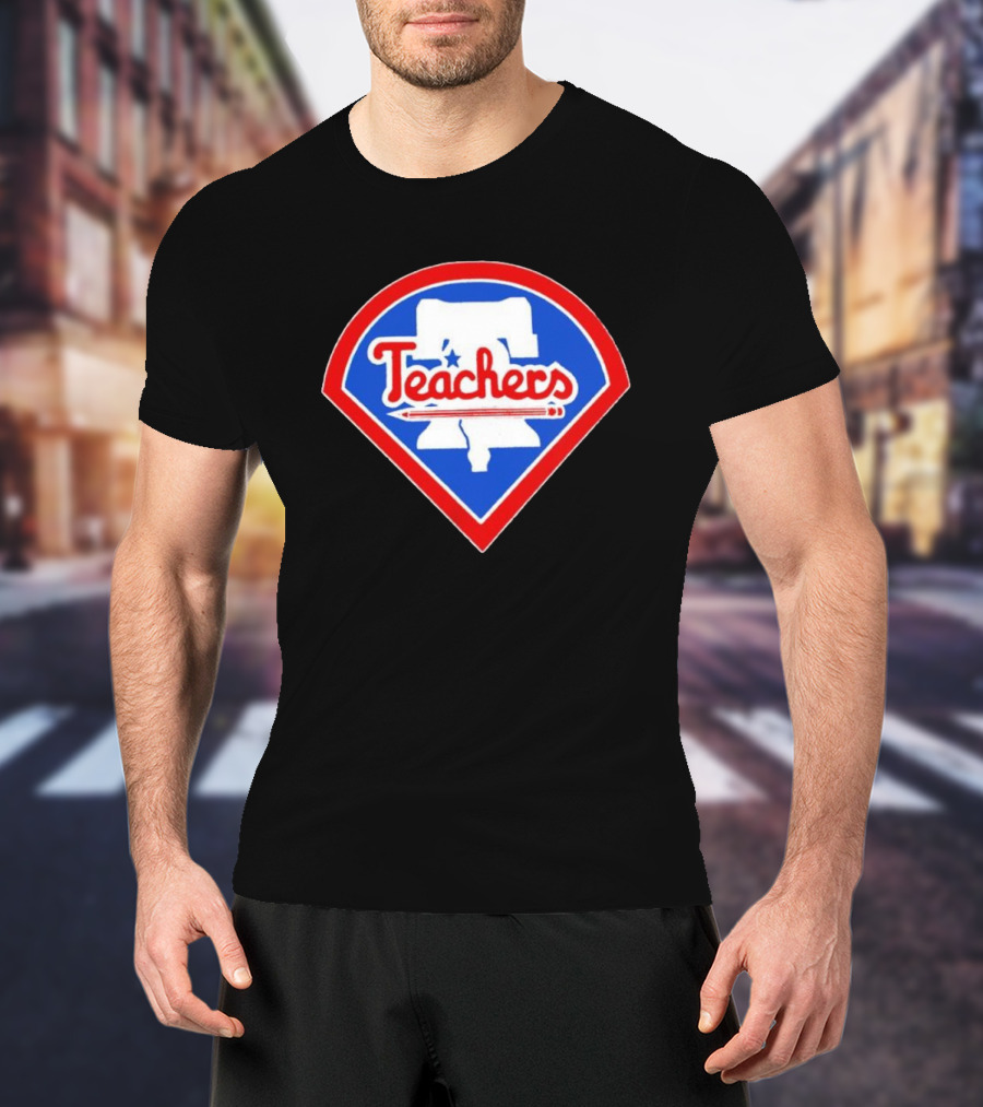 Philadelphia Phillies Liberty Bell Teachers T-Shirt