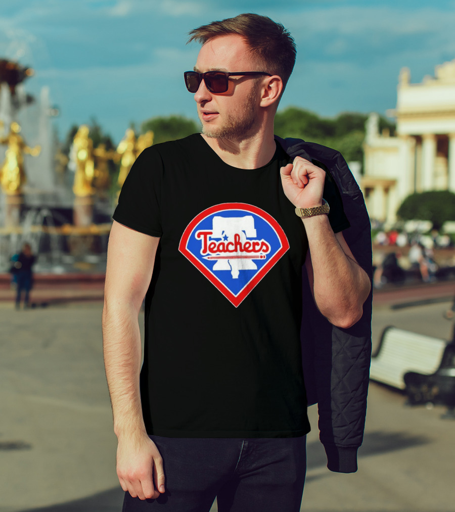 Philadelphia Phillies Liberty Bell Teachers T-Shirt