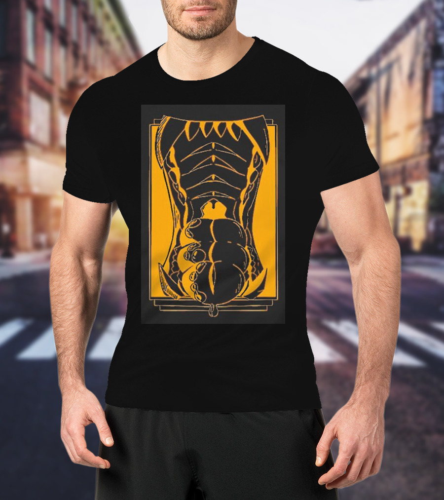 Slosh Dog Synesthesia Abstract Monster Torso Claws T-Shirt