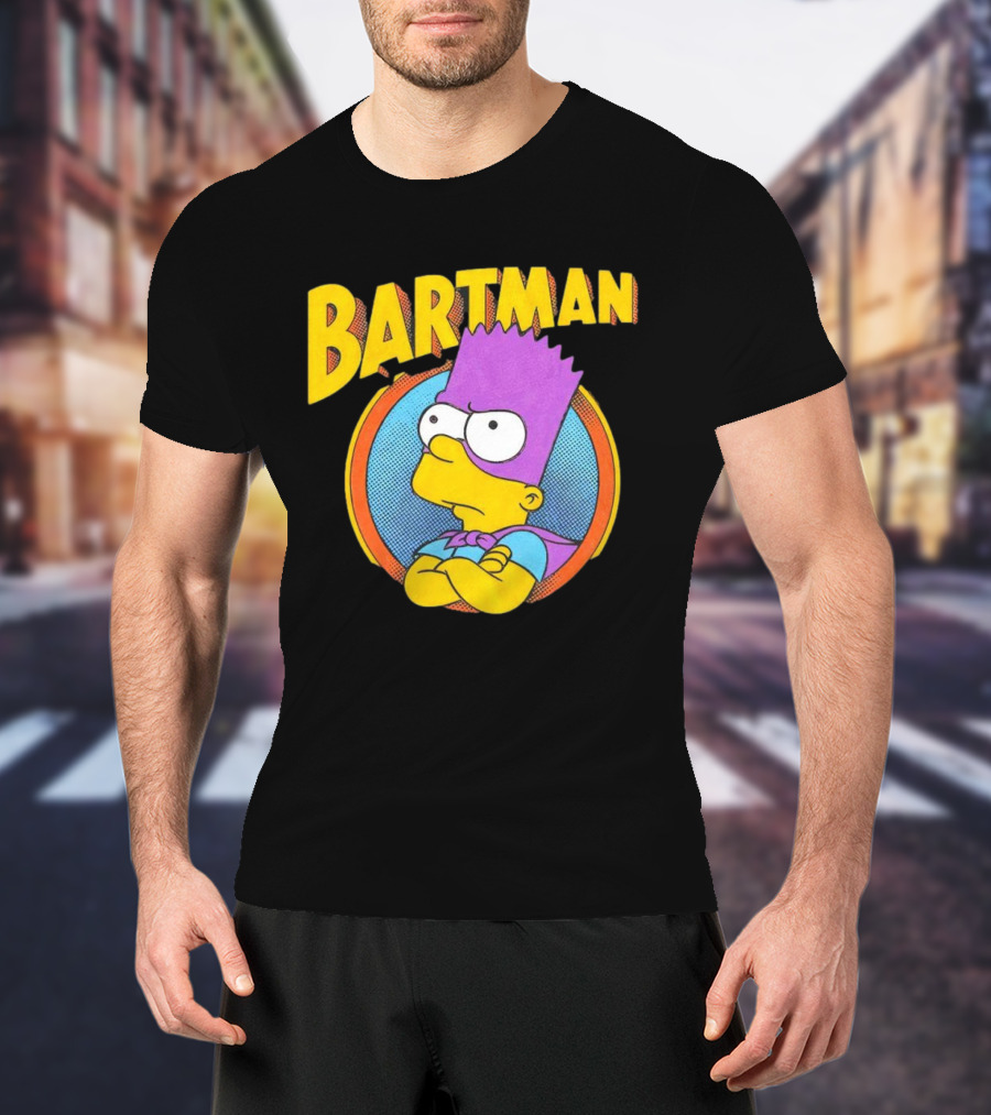 Bartman Simpsons Cartoon Superhero Iconic Character T-Shirt