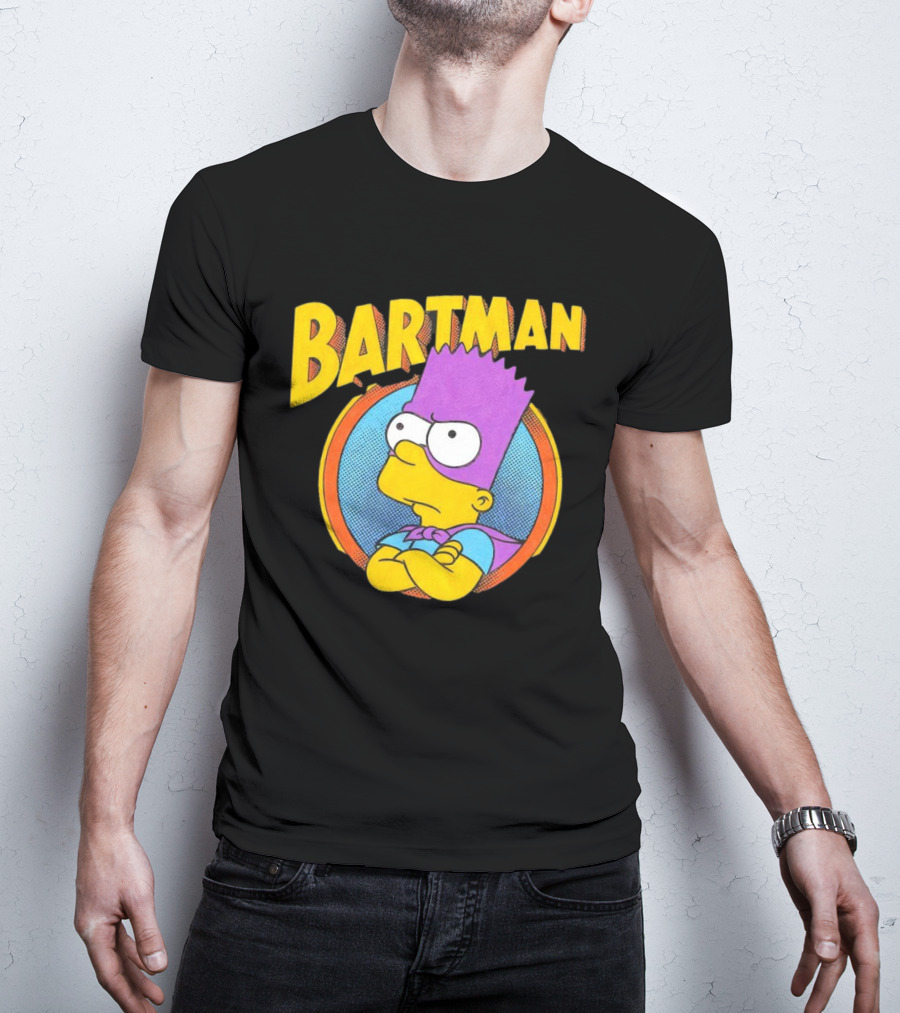 Bartman Simpsons Cartoon Superhero Iconic Character T-Shirt