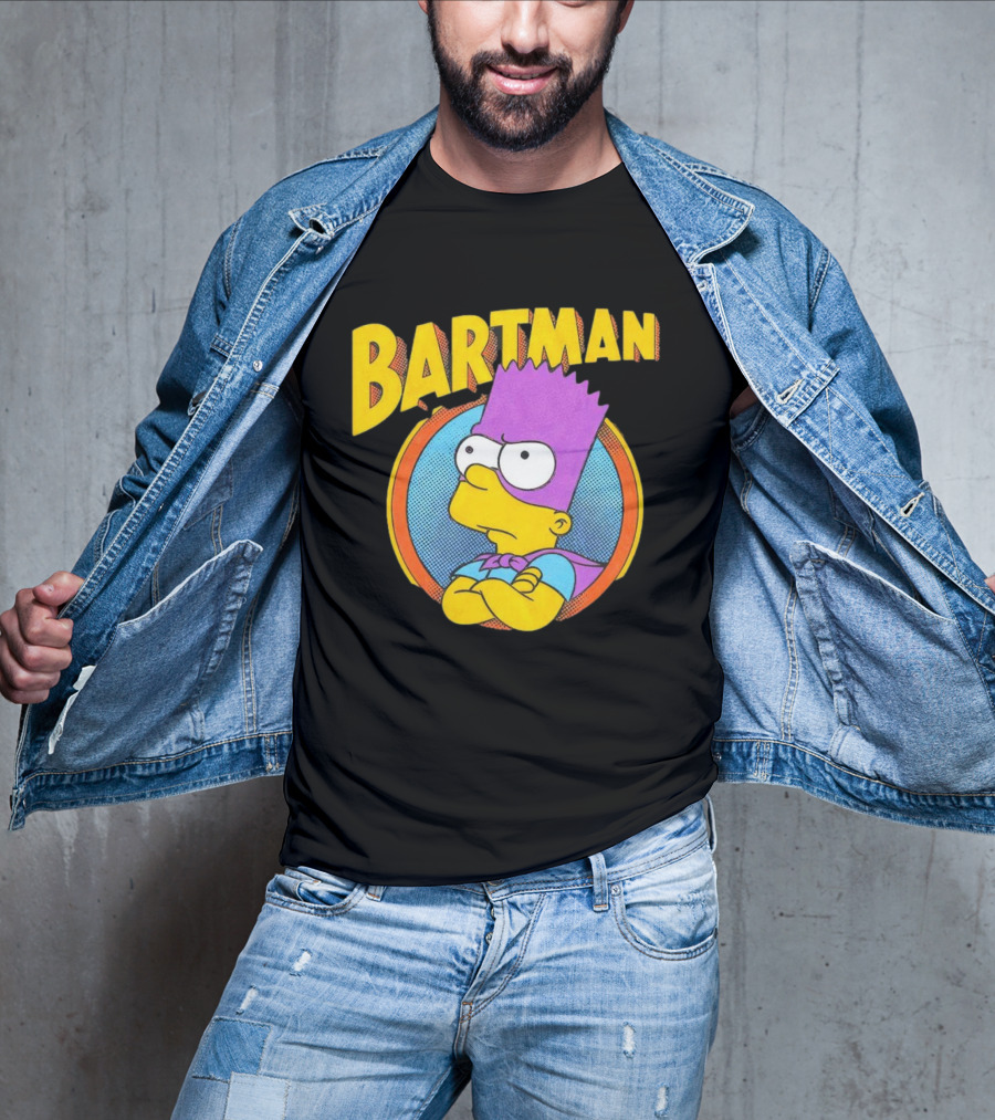 Bartman Simpsons Cartoon Superhero Iconic Character T-Shirt
