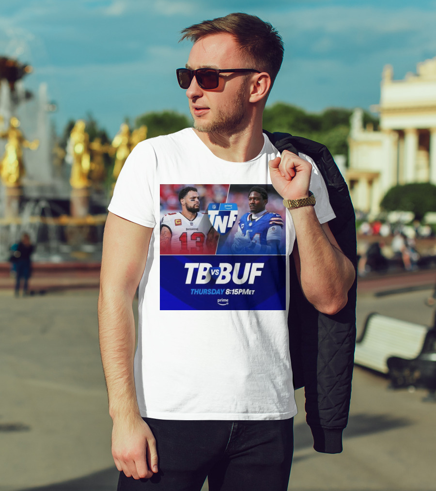 Mike Evans Tampa Bay Vs Stefon Diggs Buffalo Bills TNF Thursday Prime 8:15PM ET T-Shirt