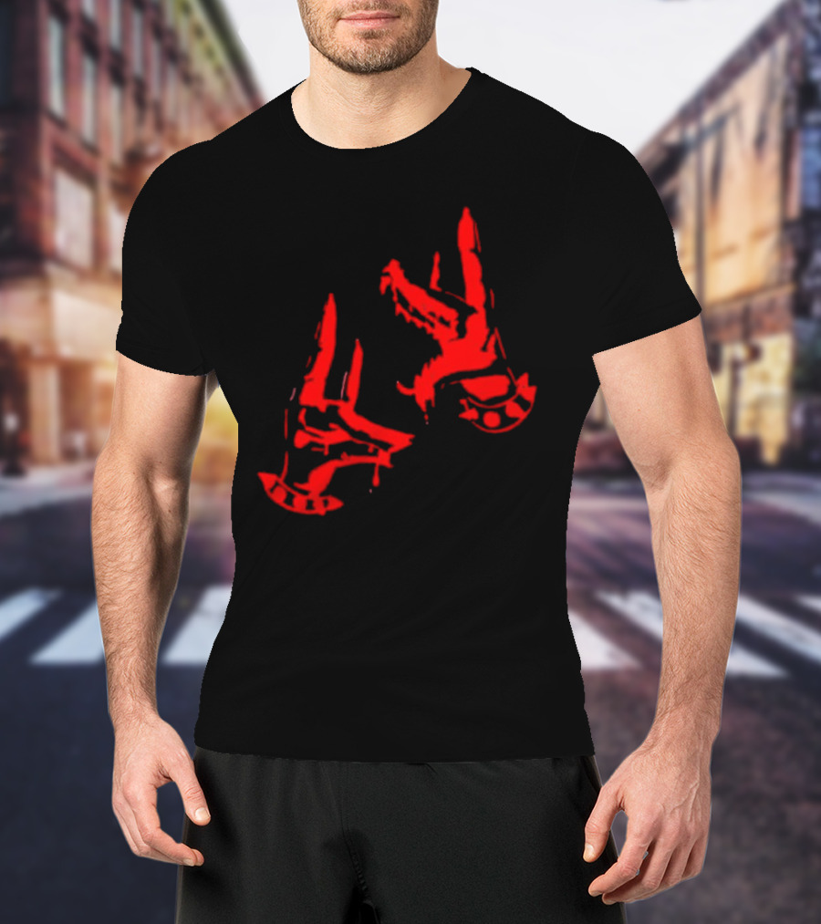 Paradox Bad Dog Cerberus Heads Red T-Shirt