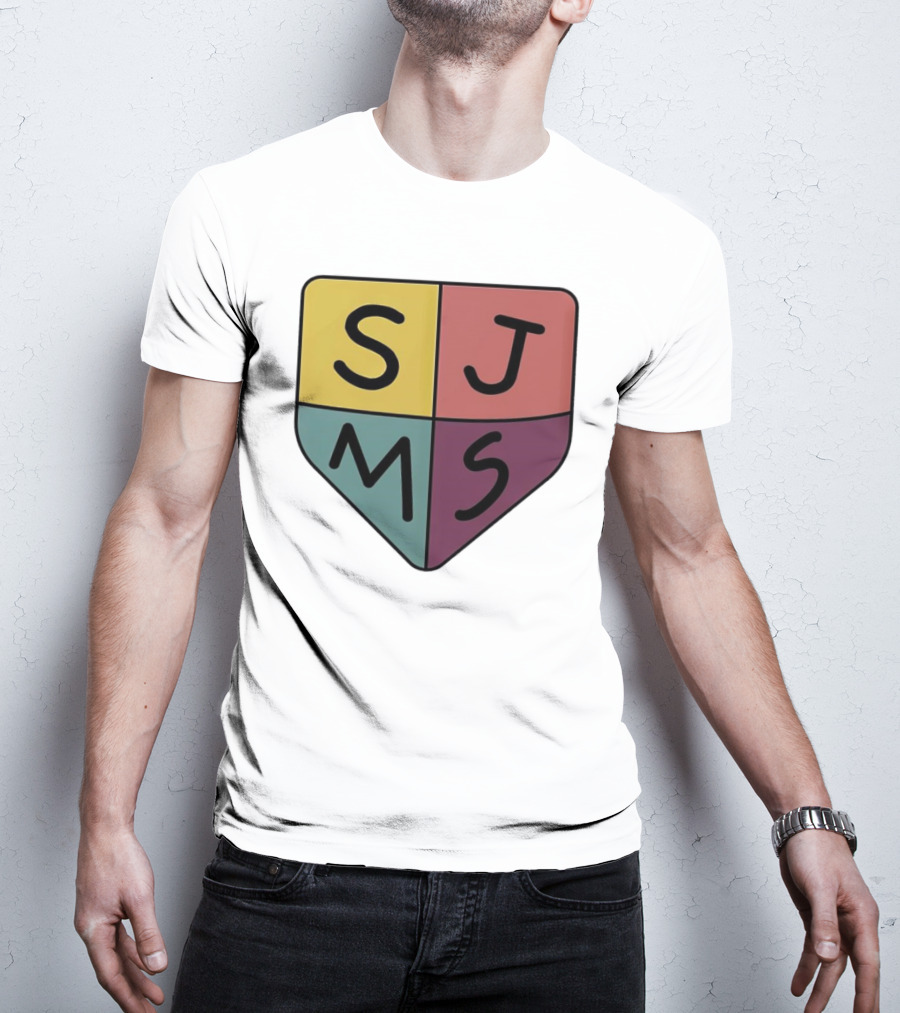 Saint James Middle School SJMS Shield Emblem T-Shirt