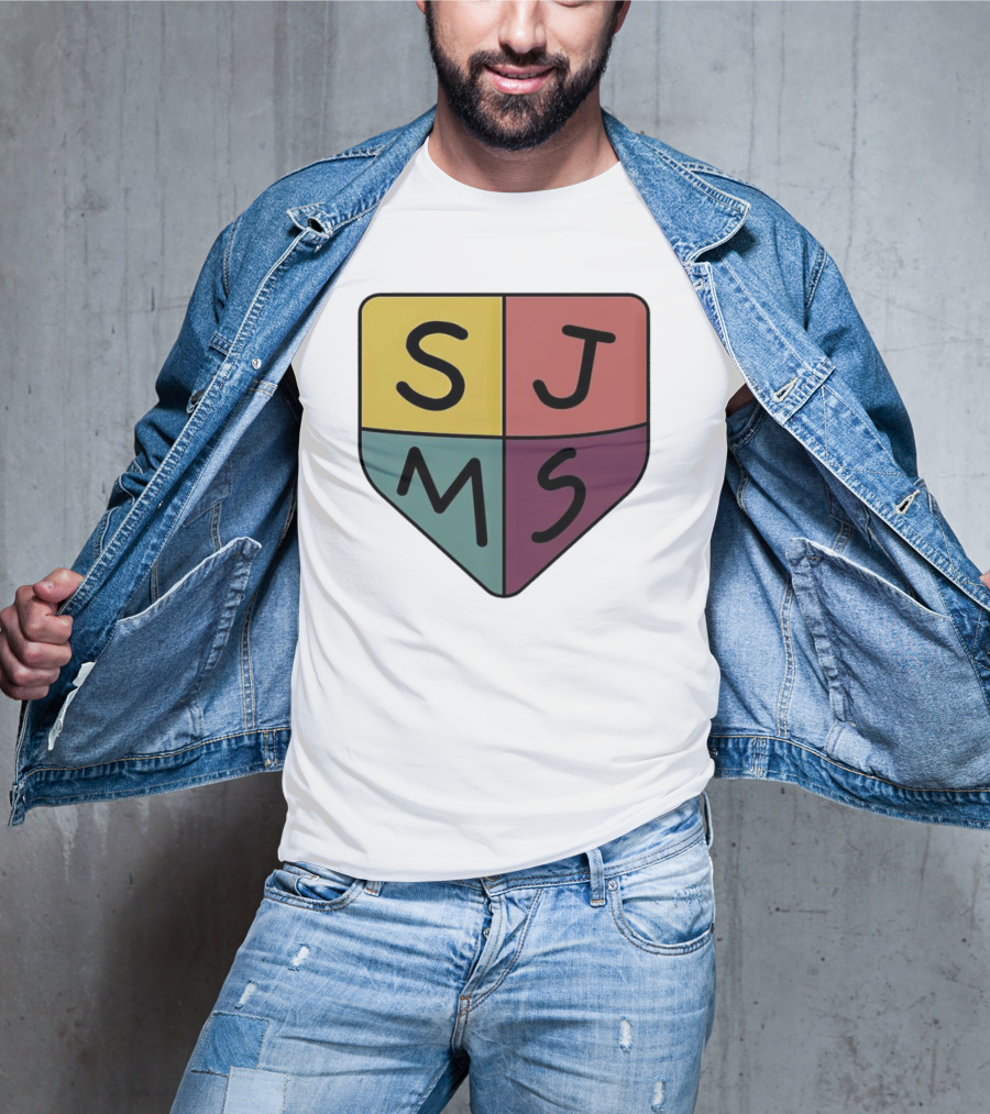 Saint James Middle School SJMS Shield Emblem T-Shirt