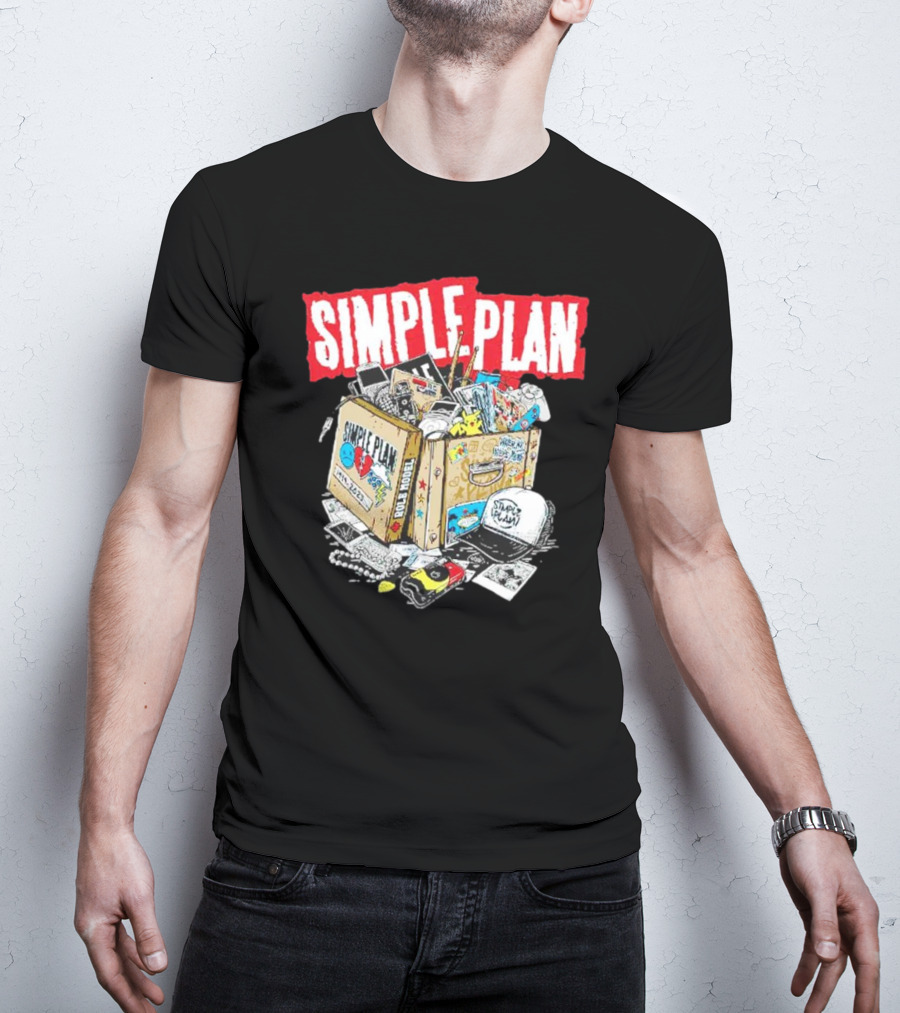 SIMPLE PLAN Souvenir Box Full Of Memories And Cool Stuff T-Shirt