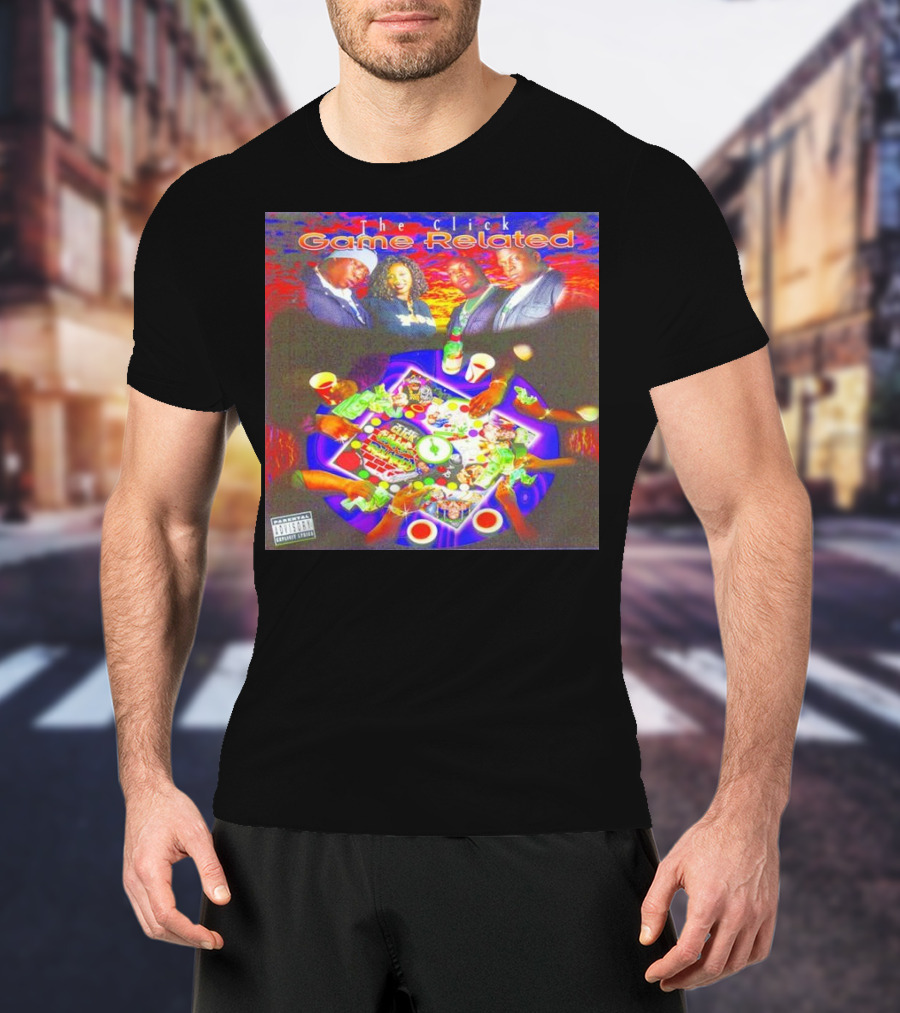 The Click Game Related Album Cover T-Shirt