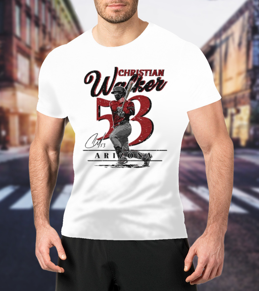 Christian Walker Arizona 53 Baseball Player T-Shirt