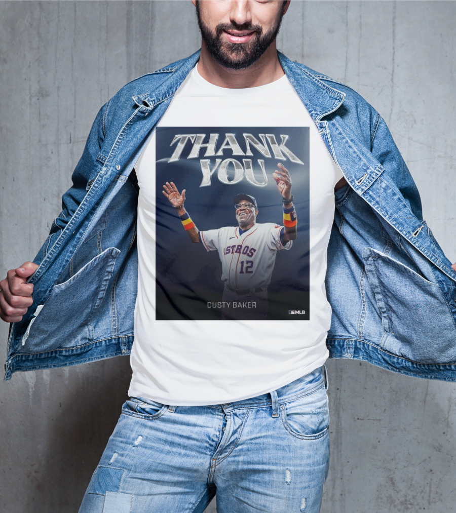 THANK YOU DUSTY BAKER ASTROS MLB T-Shirt