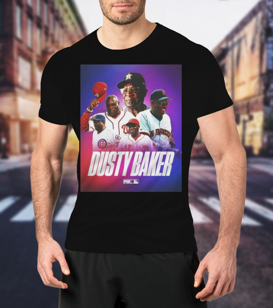 Dusty Baker MLB Teams Legacy With Fox Sports T-Shirt