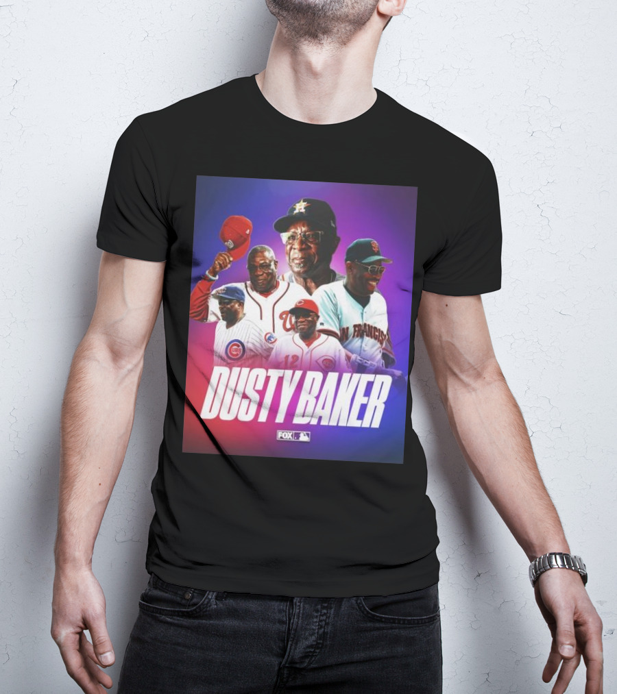 Dusty Baker MLB Teams Legacy With Fox Sports T-Shirt
