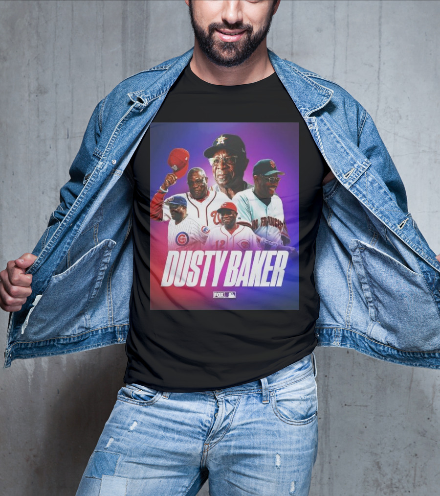 Dusty Baker MLB Teams Legacy With Fox Sports T-Shirt