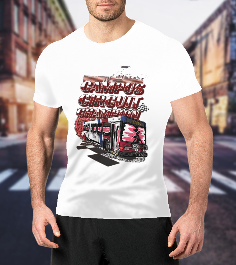 Zoomass Campus Circuit Champion Racing Bus T-Shirt
