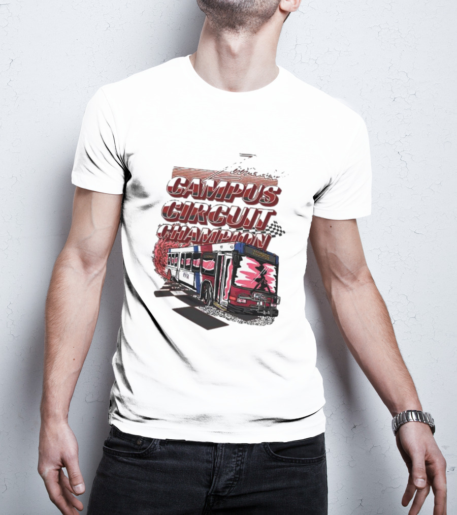 Zoomass Campus Circuit Champion Racing Bus T-Shirt