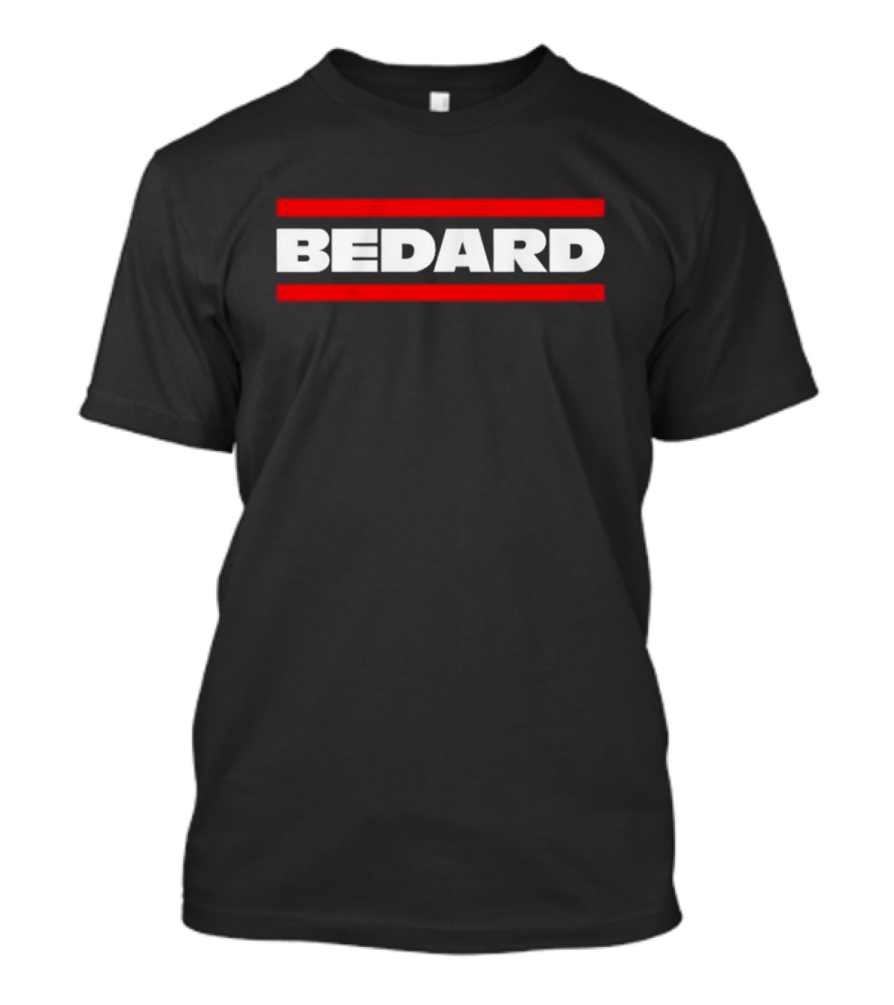 Trending Connor Bedard Name Bold Red Stripe T-Shirt