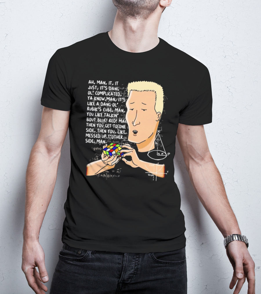Ah Man Dang Ol’ Complicated Life Rubik’s Cube Man T-Shirt