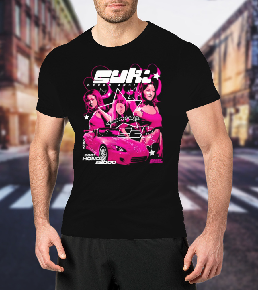 Suki Devon Aoki 2F2f 2001 Honda S2000 Racer Girl Power T-Shirt