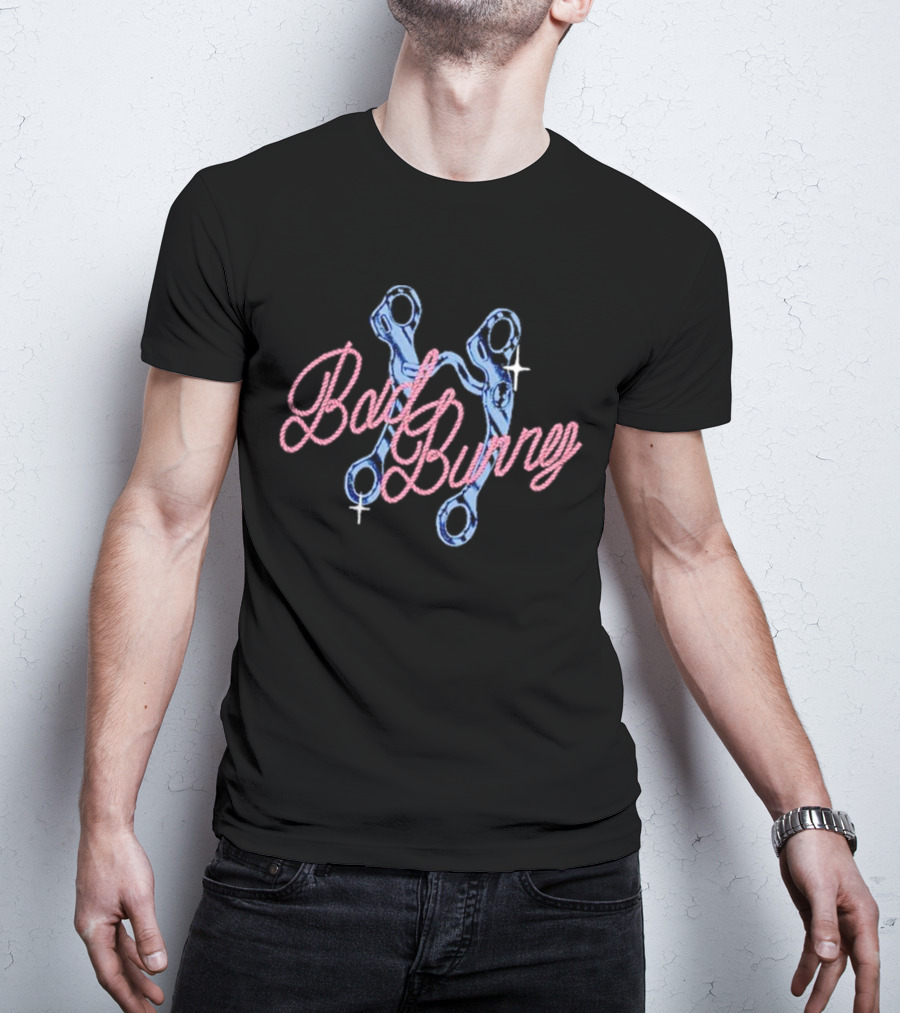 Bad Bunny Horsebit Sparkle T-Shirt